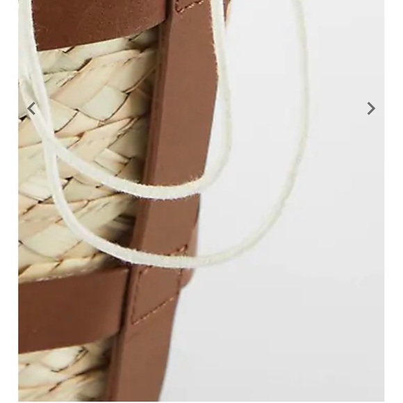 J.Jill leather trimmed drawstring basket tote - Picture 3 of 10